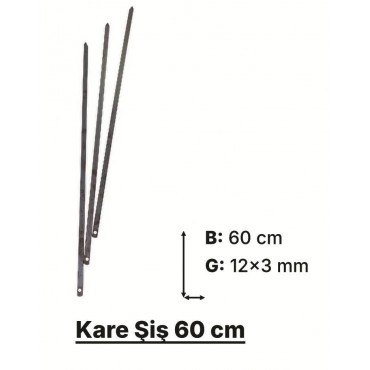 Kare Şiş 12x3