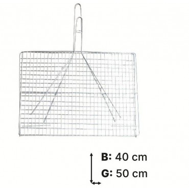 Kare Tel Izgara 40x50