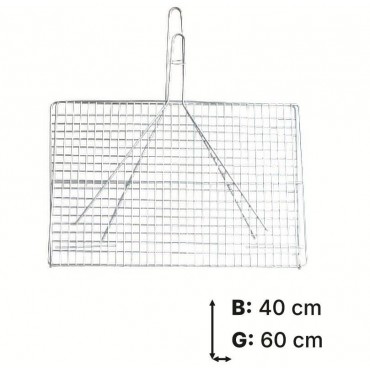 Kare Tel Izgara 40x60